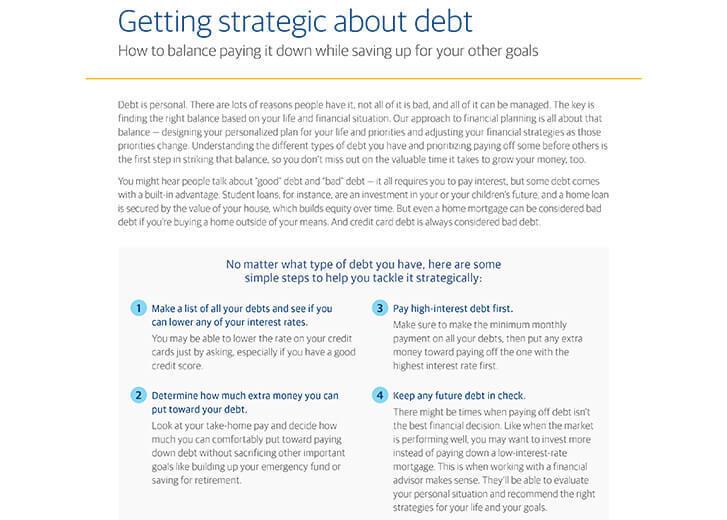 Getting Strategic About Debt