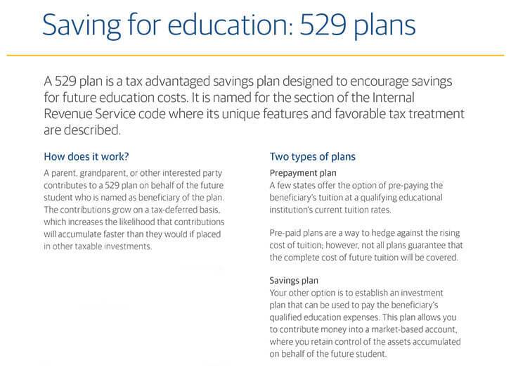 Saving for Education: 529 Plans